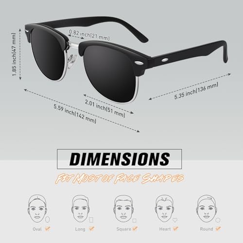 CGID Polarised Sunglasses for Men Women Ladies,2026 Newly Upgraded UV400 Fishing Driving Shades