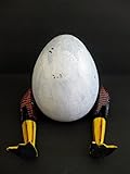 OMA Wooden Egg Rooster Statue Sitting Egg Shelf