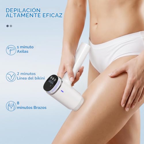 NALONE 22J IPL Laser Epilator with Touch Screen, 4 in 1 HR/SC/BT/RA | 10 Power Pulsed Light Epilator for Women and Men, Home Use, Face, Body and Armpits