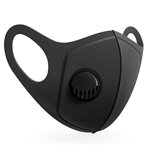 Boolavard Face Mask Bandana Dustproof Facial UV Protective Multiple Layers Cover Reusable Washable for Women Men (5pc with Valve)