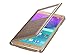 Samsung Galaxy Note 4 Case, S-View Flip Cover Folio Case - Bronze Gold