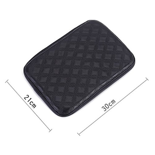 Shuohu Soft Car Center Console Cushion(30cm x 21cm) Vehicle Seat Cushions Armrest Pillow Pad