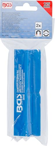 BGS 3046 | Schraubstock-Schutzbacken | 2-tlg. | Kunststoff | Breite 125 mm | mit Magnet | Schonbacken 3