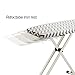Bartnelli 1107 XL Ironing Board, 100% Cotton Cover, Retraceable Iron Rest and Garment Hanger Space