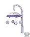 Baby New Lavender Butterfly Nursery Musical Mobile
