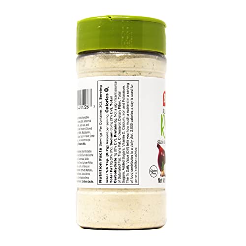 BADIA RANCH SEASONING POWDER, 5 OZ – ALL-PURPOSE RANCH FLAVOR FOR DRESSINGS, DIPS, MEATS, VEGETABLES & SNACKS