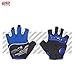 Arltb Cycling Gloves Bike Bicycle Gloves Padded Fingerless Biking Gloves Mittens with Easy to Pull Ring Shock Absorb Lycra Breathable For Bike Riding BMX Bikes Mountain Bike Free Cycle Motorcycle Dirt