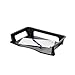 Rolodex Regeneration Recycled Plastic Stackable Side-Load Letter Tray Black (86027)