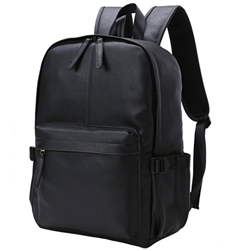 Esther beauty men pu leather laptop computer backpack s…