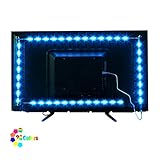 Sokaton Led Strip Lights 6.6Ft 60Leds TV Backlight Kit USB Bias Monitor Lighting Waterproof 5050 RGB for HDTV, Flat Screen, Desktop PC