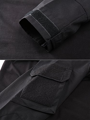 image for MAGCOMSEN Black T Shirt Men Summer Long Sleeve T-Shirt Leisure Soft Th