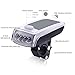 LED Solar Bike Headlight + Back Taillight, AVAWAY Solar Powered/USB Rechargeable Waterproof Bike Light Kit for Cycling Safety and Visibility