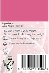 Natures Aid Rose Water 150ml - Premium Strength Natural Skincare Tonic Vegan view 10