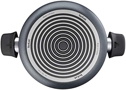 Tefal C3674602 Elégance Faitout + Couvercle, Aluminium, Noir, 24 cm