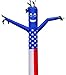 LookOurWay Air Dancers Inflatable Tube Man Attachment - 20 Feet Tall Wacky Waving Inflatable Dancing Tube Guy for Business Promotion - Blower Not Included - American Flag