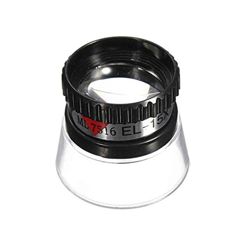 MuLuo 15X Monocular Magnifying Glass Loupe Lens Jeweler Tool Eye Magnifier Watch Repair Tool - Thumbnail 4