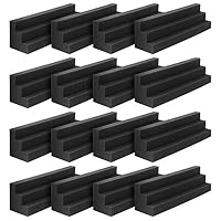 JBER Column Acoustic Wedge Studio Foam Corner Block Finish Corner Wall in Studios or Home Theater (16 Pack)