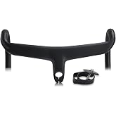 RXL SL Carbon integrated handlebars road bike handlebar and stem (400x90) | bicycle handlebars 28.6mm carbon road bars racing handlebars matte 1-1/8" drop bars handlebars stem cover