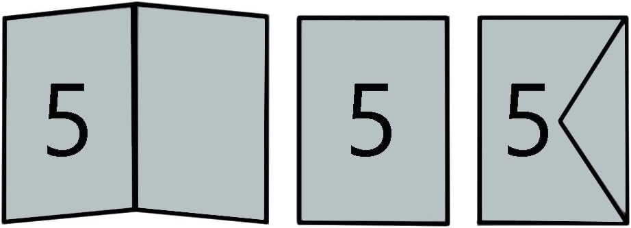 EFCO A6 Folded Card, Silver, 10.5 x 15 cm, 220 g/m, 5-Piece, 22 x 10 x 2 cm - Image 3