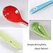 Freedi 7Pcs Porcelain Soup Spoons Colors Ceramic Dessert Coffee Spoons Gift 5in(Random Color)