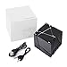 LED Speaker, ELEGIANT Portable LED Lighting Bluetooth Speaker Stereo Magic Cube Mini Wireless 4.0 Speaker with Microphone for Smartphones iPhone iPad Samsung Tablet Laptop MP3 CD Player