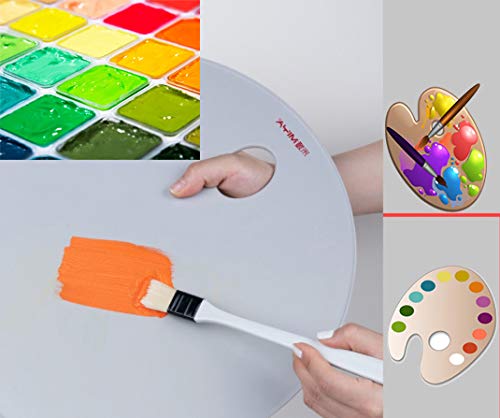 AOOK HIMI MIYA Gouache Paint Set, 56 Colors x 30ml Unique Jelly Cup Design in a Carrying Case Perfect for Artists, Students, Gouache Opaque Watercolor Painting（Comes with red dot drawing plate）