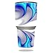 MightySkins Protective Vinyl Skin Decal for YETI 30 oz Rambler Tumbler wrap cover sticker skins Blue Fire