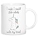 Mugvana I Wish I Could Stab Idiots With My Head Unicorn Funny Gift Coffee Mug (11oz)