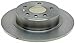 ACDelco Silver 18A1318A (19287369) Non-Coated Rear Disc Brake Rotor