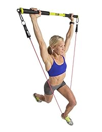 GoFit RAB Barra de entrenamiento de resistencia - Resiste una barra equipo de ejercicio portátil