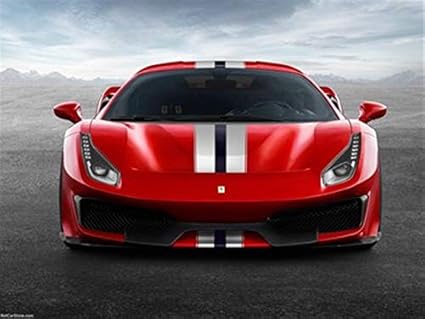 Amazoncom Ferrari 488 Pista 2019 Poster 18 X 24