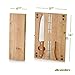 Wealers Kitchen Cutting Board – Chopping Knife and Board Set – Wooden Professional Knife with Foldable Board – Travel-Friendly Kit Ideal for Camping & Picnics – Durable Wood & Stainless-Steelthumb 1