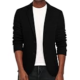 PJ PAUL JONES Men's Casual Knit Blazer Suit Jackets Two Button Lightweight Unlined Sport Coat