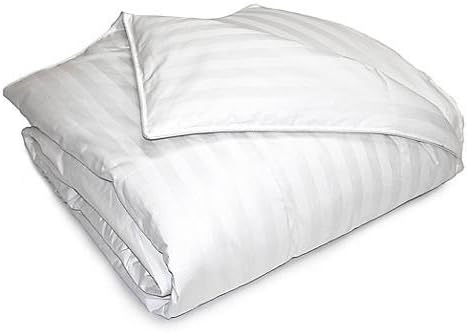 1 PC Duvet Cover Stripe Pattern 100% Egyptian Cotton Quilt Cover 800 TC Size Twin / Twin XL Color White