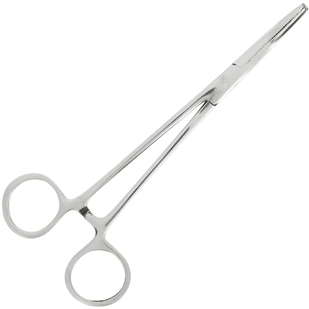NGT 10" Curved Stainless Steel Fishing Forceps (1)