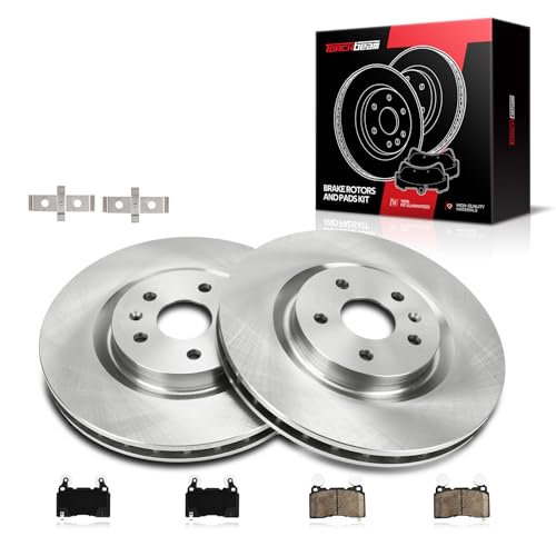 Torchbeam 13.98" Front Brakes and Rotors Kit Brake Kit Compatible with Chevrole…