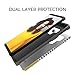 SleeBas Dual Layer Defender Heavy Duty Shockproof Protective Case for Galaxy Note 9