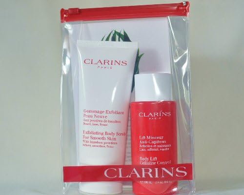 Clarins Body Lift Celluite Control 3.4oz &amp; Exfoliating Body Scrub 3.5oz Gift Set