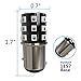 LUYED 2 x 800 Lumens Super Bright 1157 2835 33-EX Chipsets 1157 2057 2357 7528 LED Bulbs Used For Turn Signal Lights,Tail Lights,Red