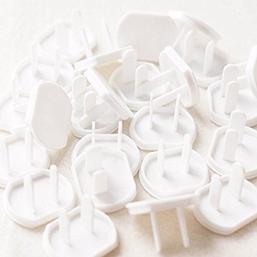 40 Count Premium Quality Childproof Outlet Covers – VALUE PACK – New & Improved Plastic Baby Proofing Caps – Durable & Steady – Pack Of 40 Plugs