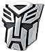 Autobot Chrome Finish PVC Car Auto Emblem - 5