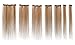 Emosa 100% Straight Remy Human Hair Clips In Extensions Chestnut Brown 7 Piece Set (15'' 7Pcs, #6)