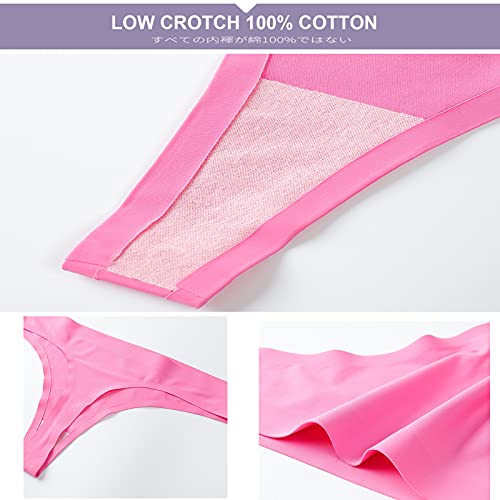 No Show thong pack for women thongs for women seamless thongs for sexy panties for women, 6 Pack