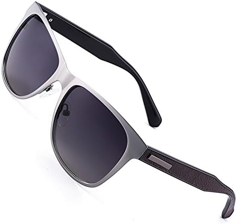 Unisex Square Polarized Sunglasses for Men Women Driving Fishing Metal Frame Glasses New 2120