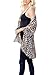 ViiViiKay Women's Floral print Chiffon Sheer Kimono Oversized Cardigan cape Tops