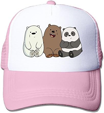 Unisex Trucker Hat We Bare Bears Cubs Men's Women's Adjustable Mesh Cap Fashion Baseball Caps