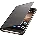GBSELL Luxury Smart Window Sleep Wake UP Flip Leather Case Cover for Huawei Mate 9 (Black)