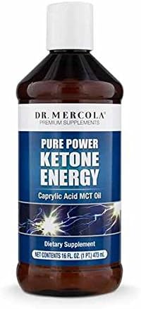 Dr Mercola Pure Power Ketone Energy MCT Oil 473ml (16 Fl Oz)