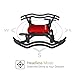 2.4G 6 axis Quadcopter RC Drone Toys with Double Protection Guard Altitude Hold,One Key Take Off/Landing and Headless Mode Easy for Beginner and Kids