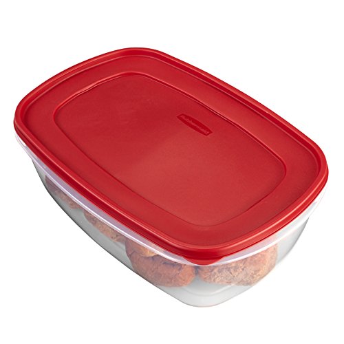 Rubbermaid Easy Find Lids Food Storage Container, 2.5 Gallon, Racer Red Pricepulse